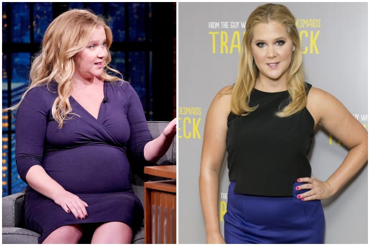 amy weight loss celebrity schumer transformations